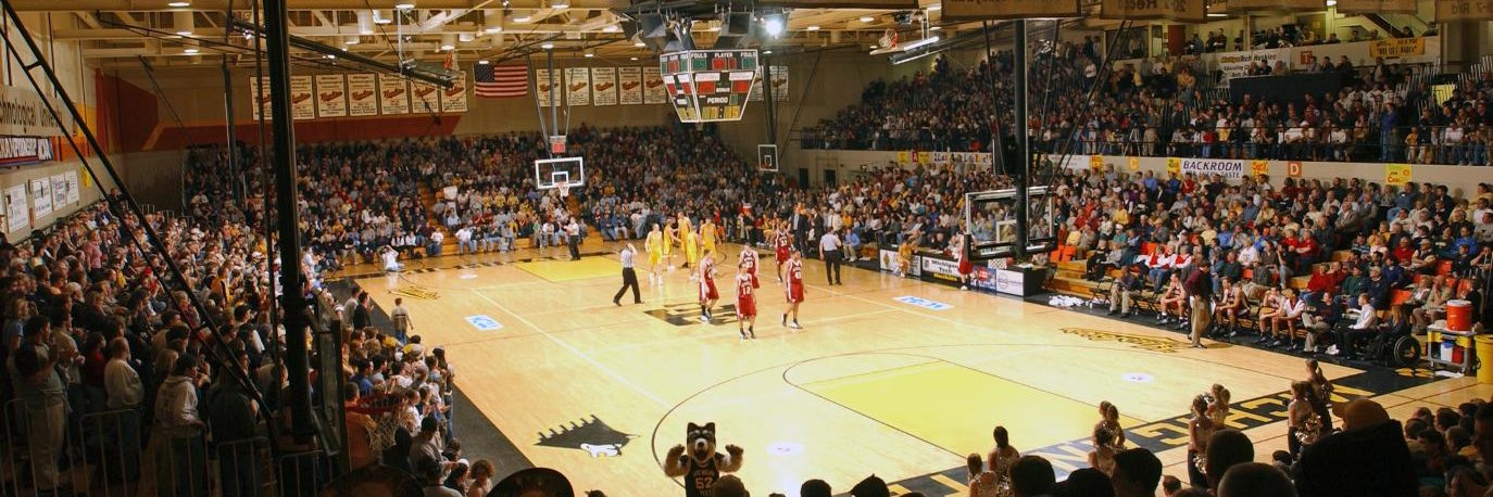 Michigan Tech MBB's banner