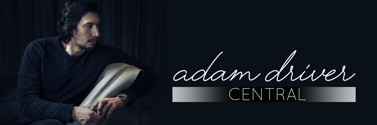 Adam Driver Central's banner