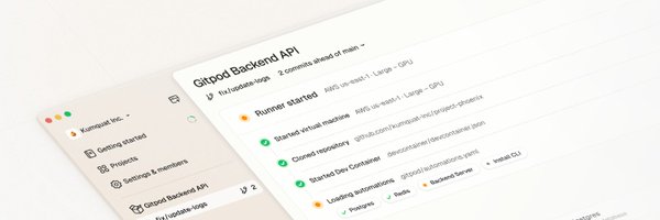 gitpod Profile Banner