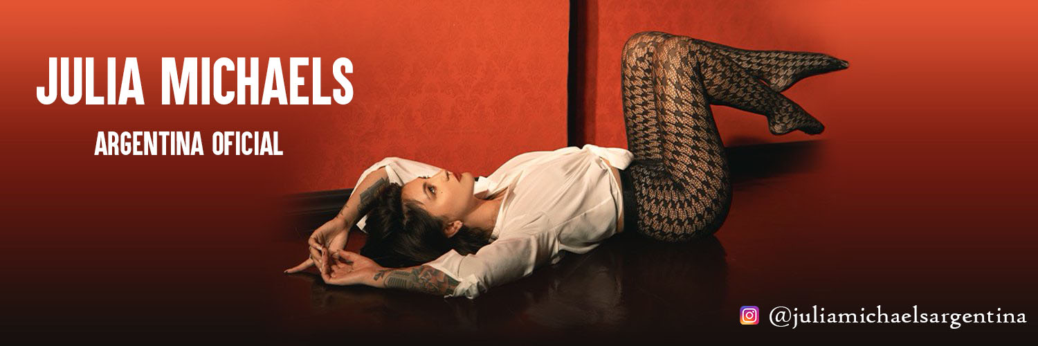 Julia Michaels Argentina Oficial banner