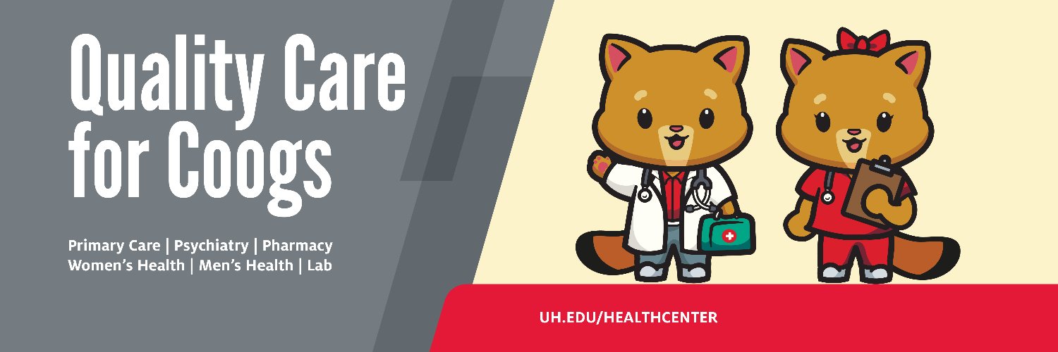 UH Student Health Center banner