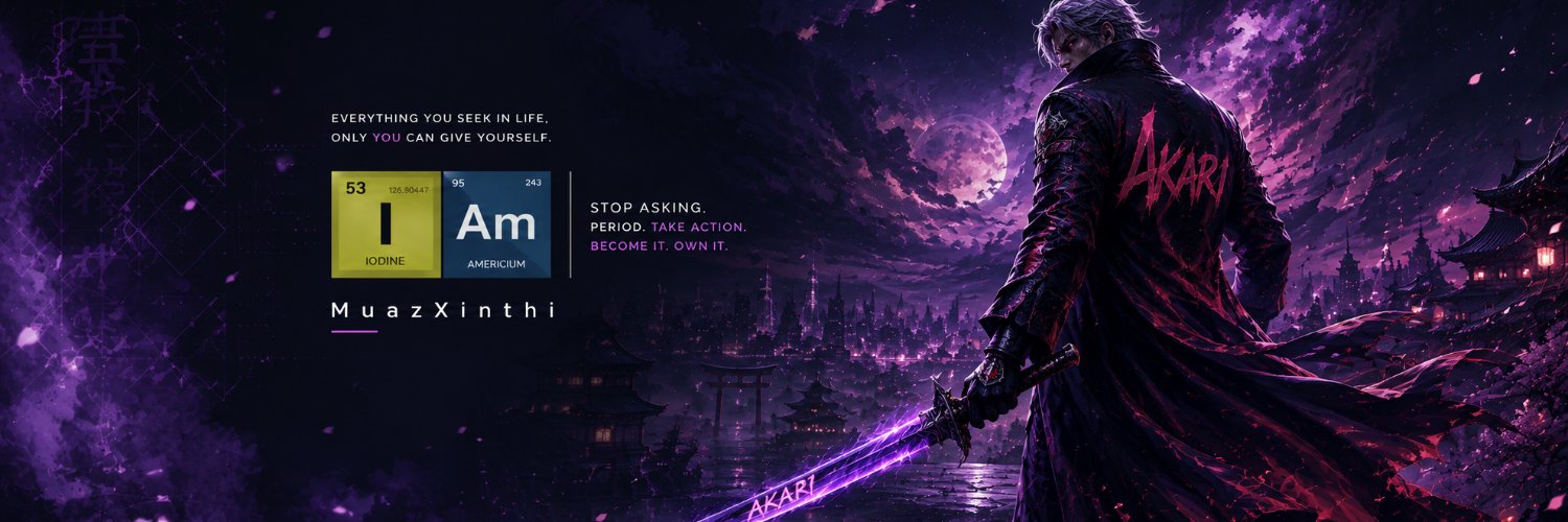 MuazXinthi's profile banner image