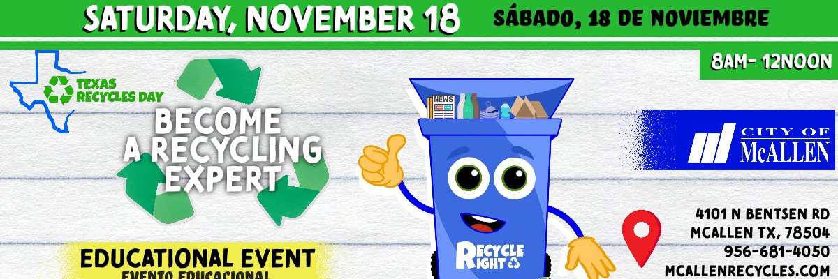 McAllen Recycling Center banner