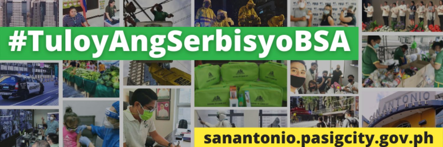 Barangay San Antonio Pasig City banner