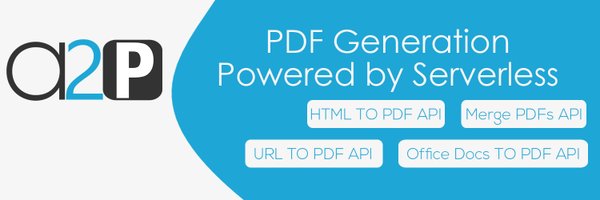 API2PDF Profile Banner