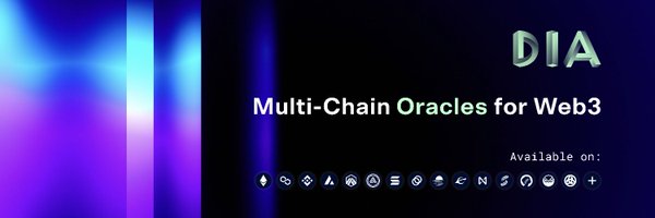 DIA | Multi-Chain Oracles for Web3 Profile Banner