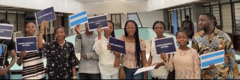 Clinic for Human Rights, OAU banner
