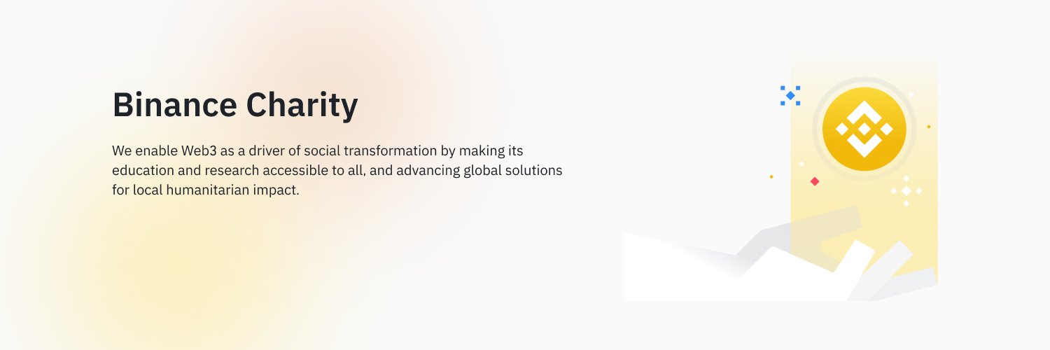 Binance Charity banner