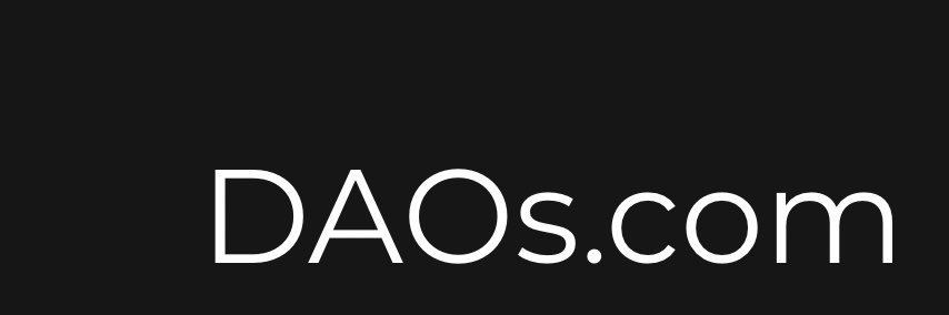 DAOs.com banner