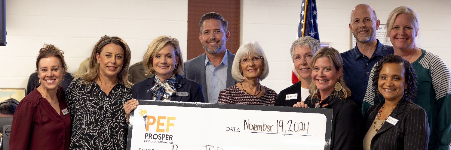 Prosper Education Foundation banner