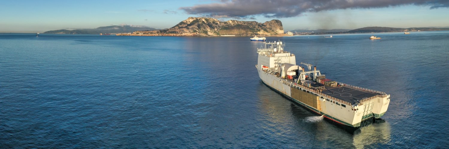 RFA LYME BAY's banner