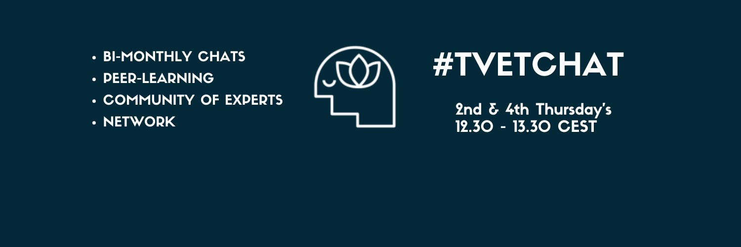 #TVETChat -Let's Talk Future Skills, Jobs, Work banner