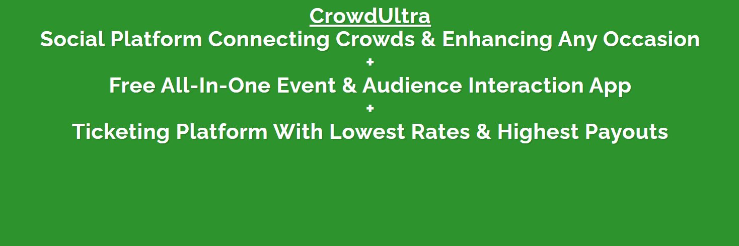 CrowdUltra banner