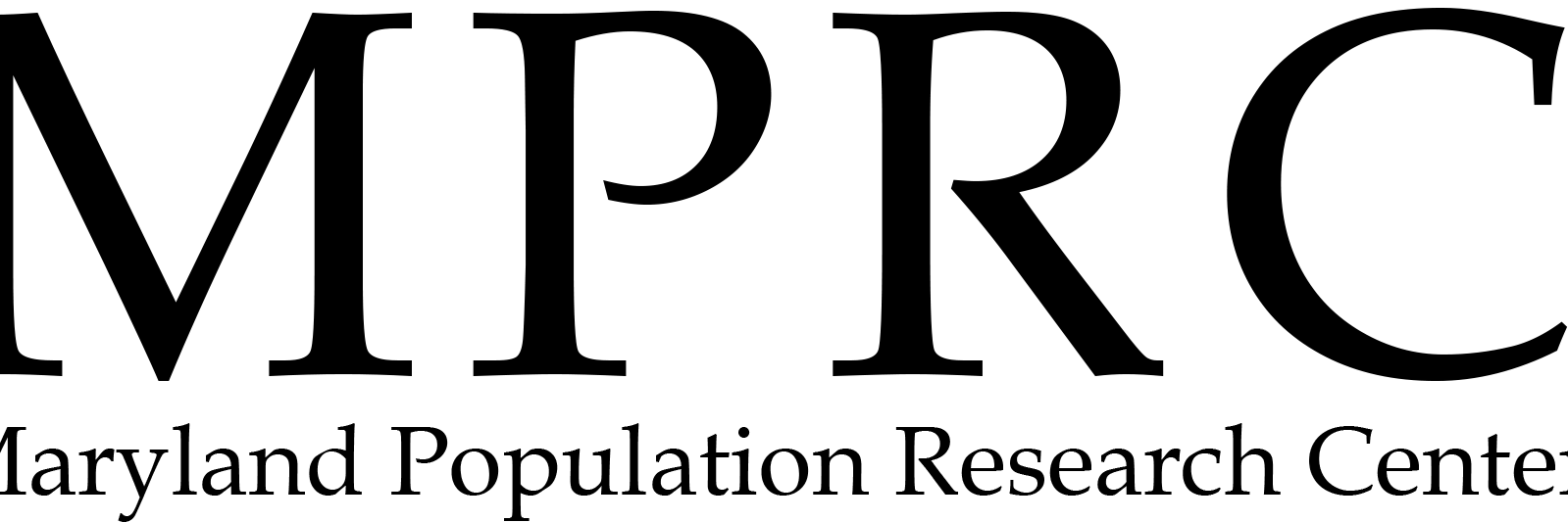 Maryland Population Research Center's banner