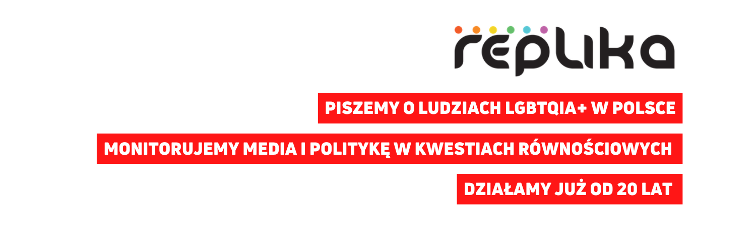 Magazyn LGBTQIA „Replika" banner