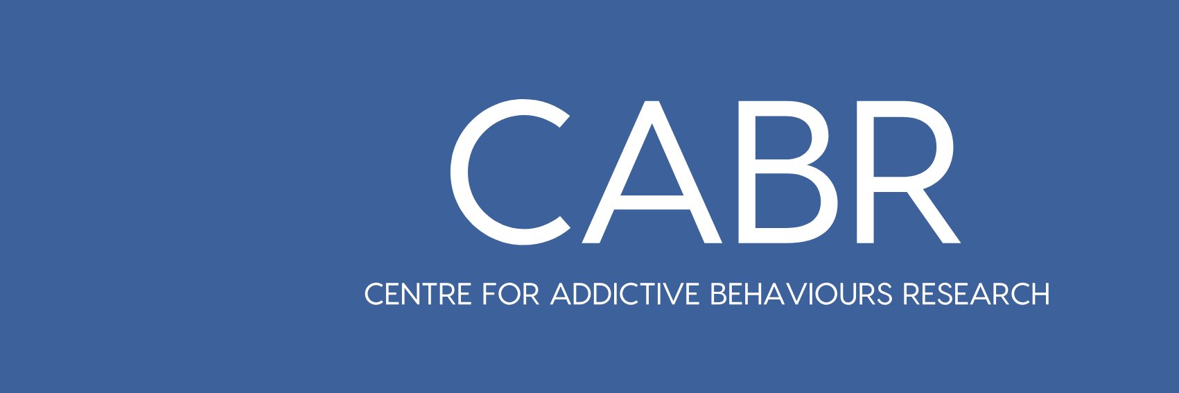 Centre for Addictive Behaviours Research banner