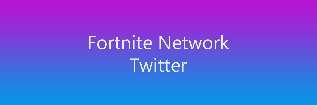 Fortnite Network Discord banner