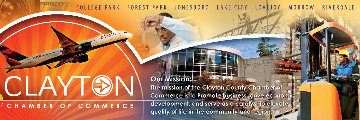 Clayton Chamber of Commerce banner