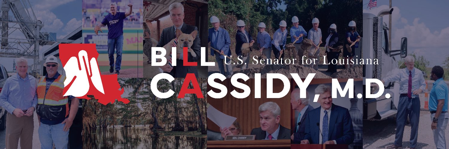 U.S. Senator Bill Cassidy, M.D.'s banner