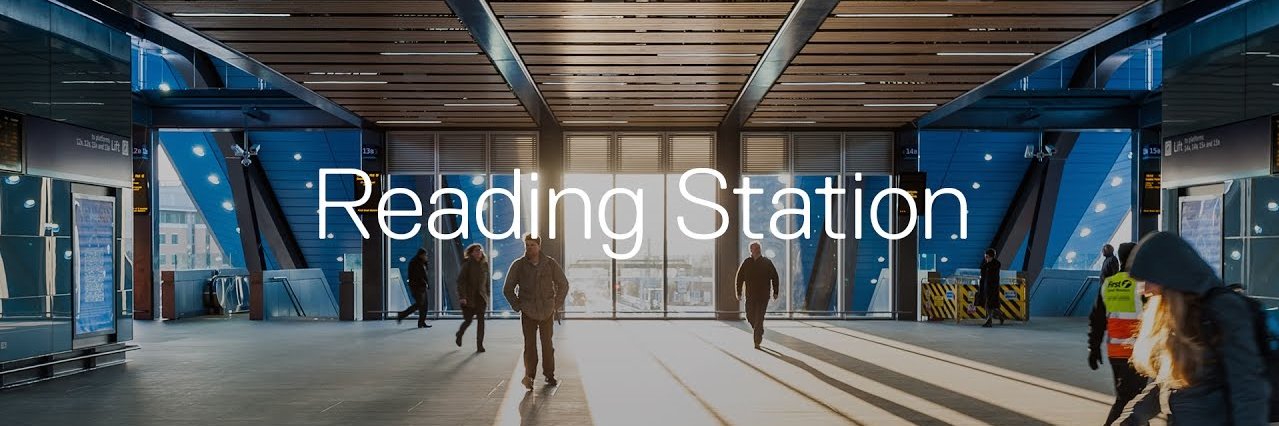 Reading Station GWR banner