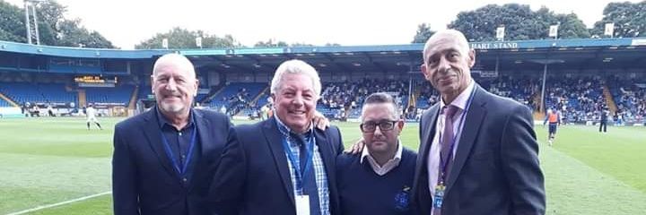 man on the mic, None league PA Announcer. Buryfc banner