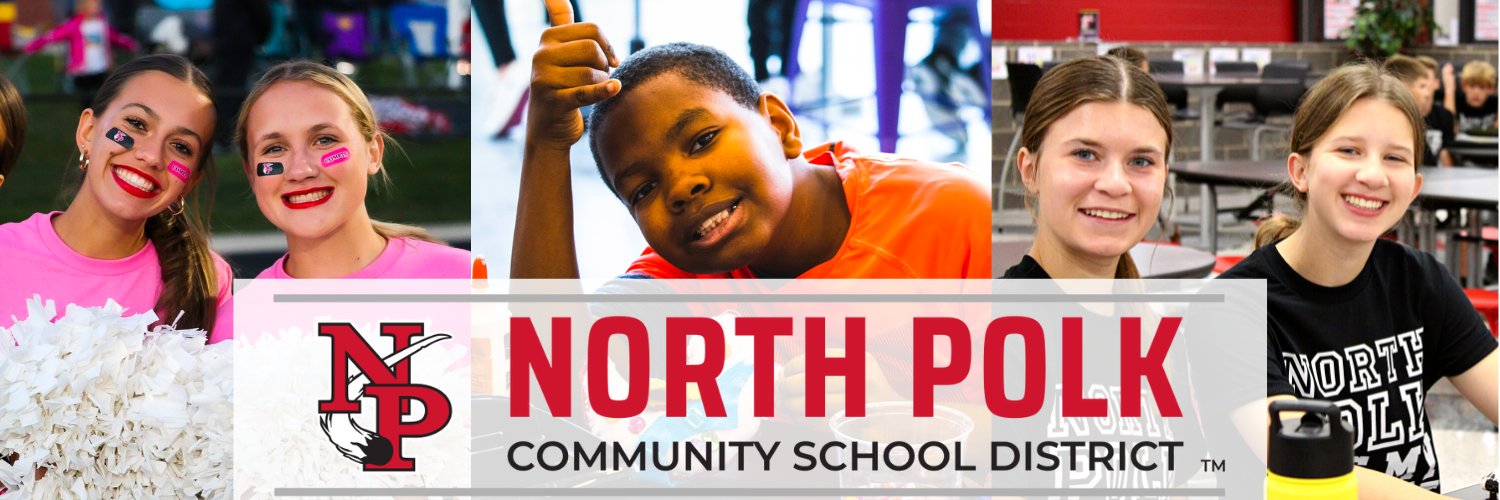 North Polk CSD's banner