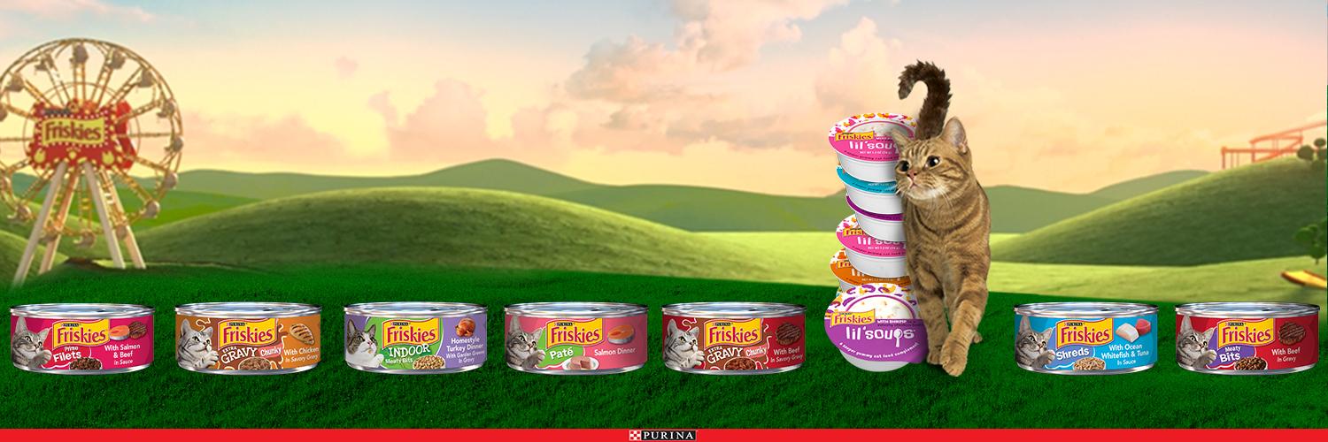 Friskies banner