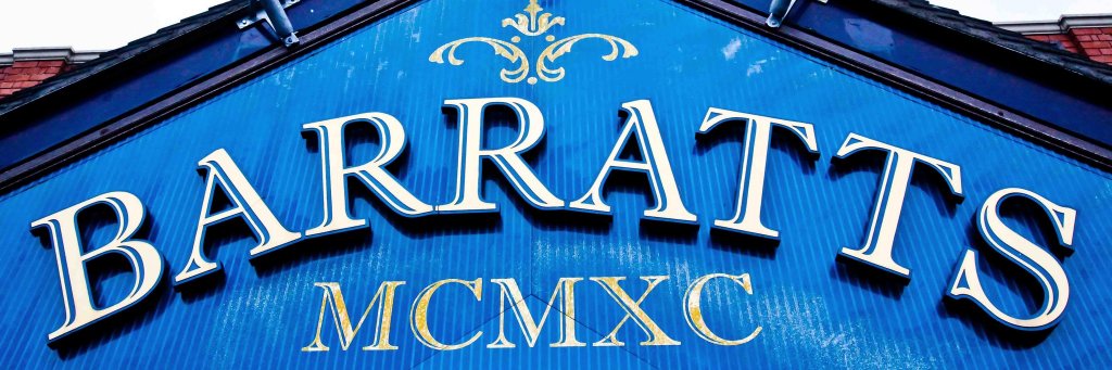 Barratts Club banner