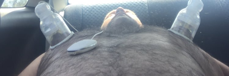 Cum on my chest banner
