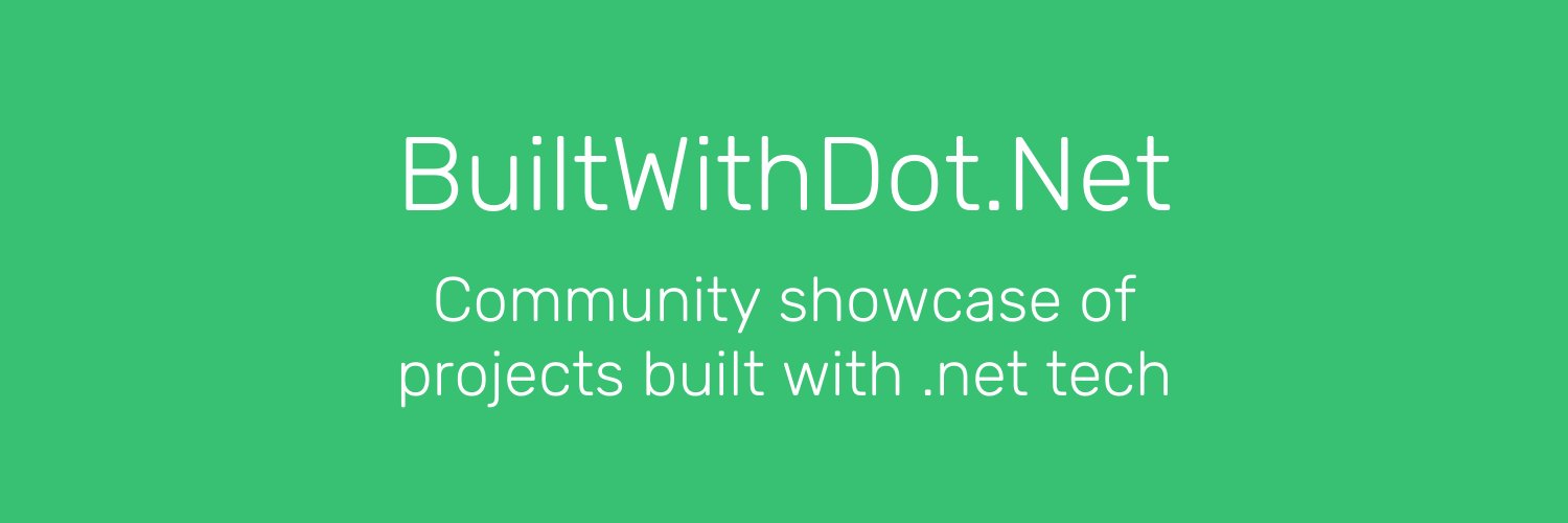BuiltWithDot.Net Profile Banner