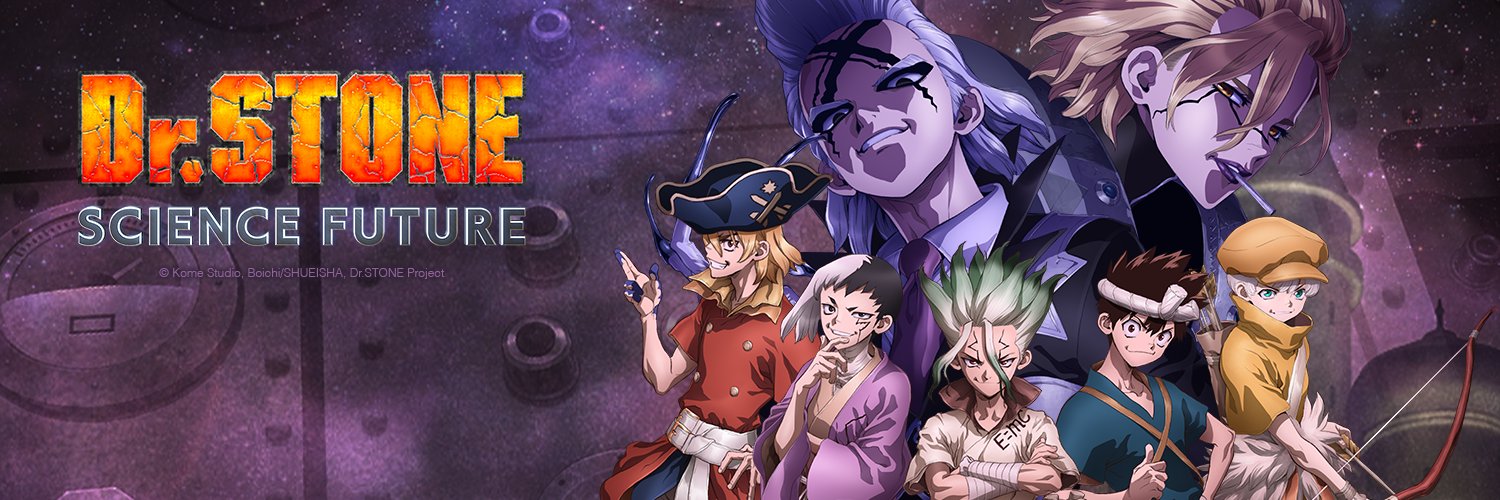 Dr. STONE EN's banner
