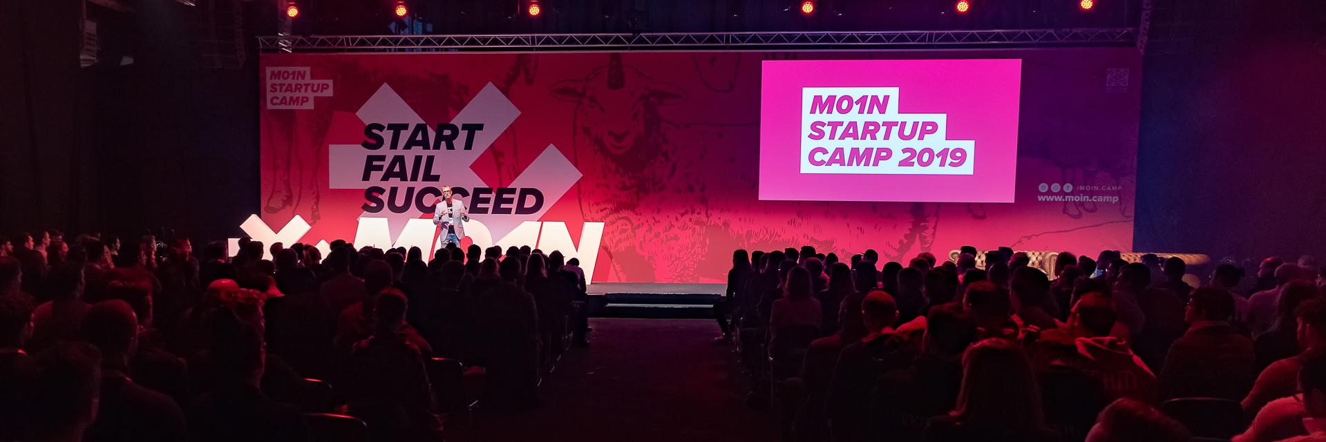 M01N Startup Camp banner