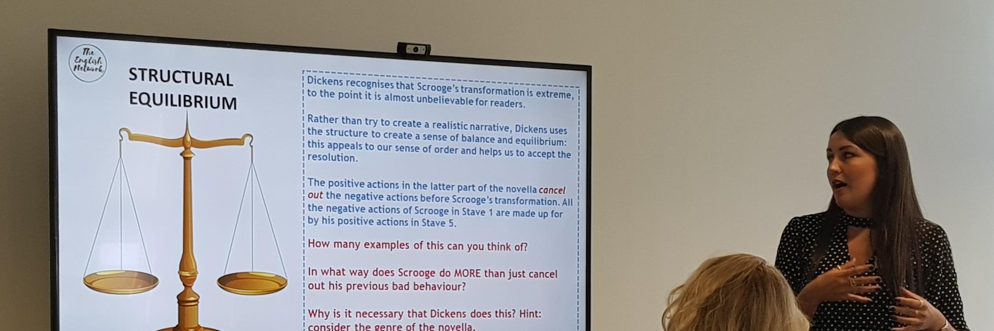 The English Network banner