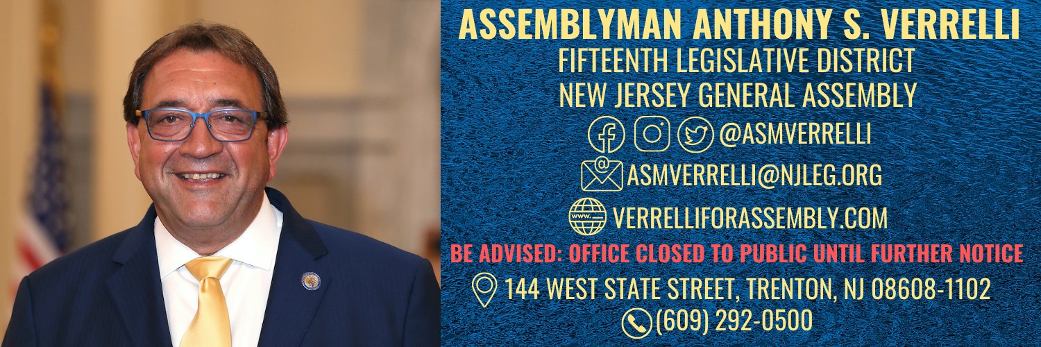 Asm. Anthony Verrelli banner