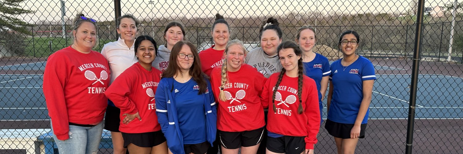Mercer Co. Lady Titans Tennis banner