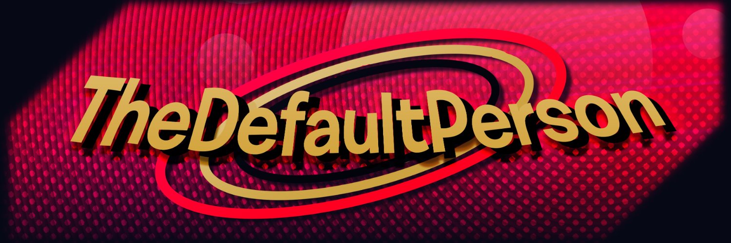 TheDefaultPerson banner