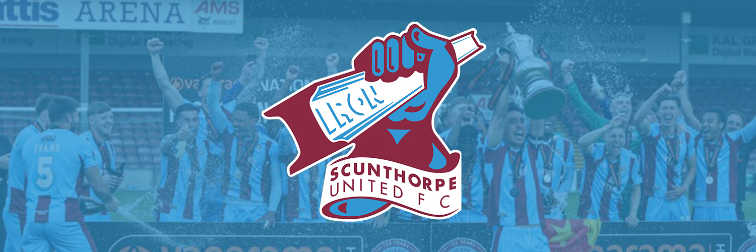 Scunthor(P)e United FC's banner