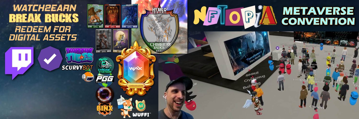 ConsumerBreak on Twitch📺🌐NFTOPIA Expo: Aug 16-17's banner