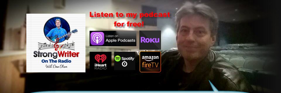 Dean Olson / Host of "StrongWriter On the Radio" banner