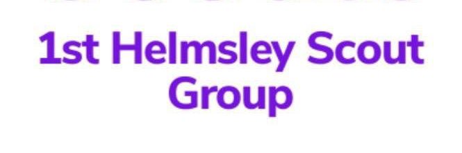 1st Helmsley Scout Group banner