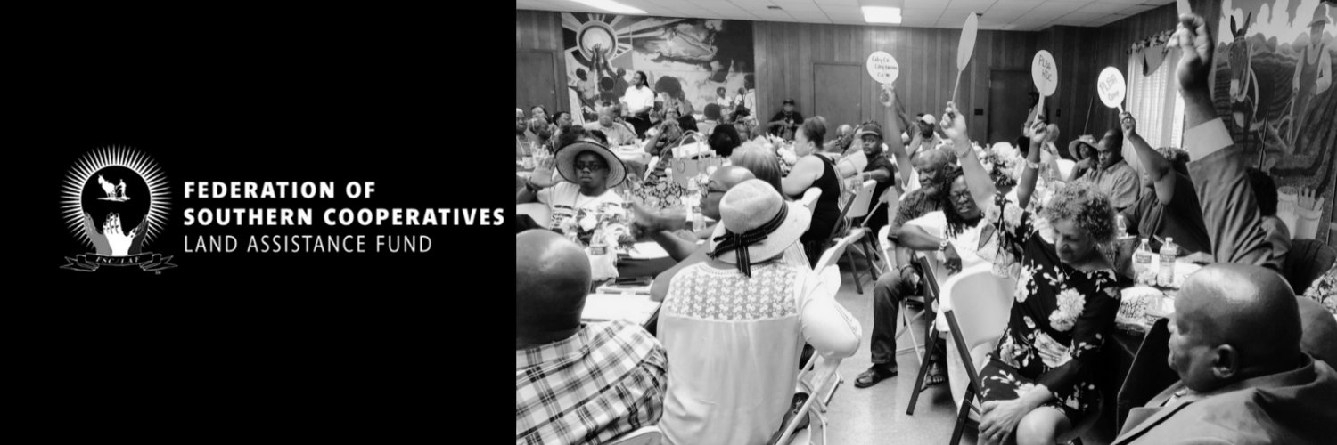 Federation of Southern Cooperatives/LAF banner