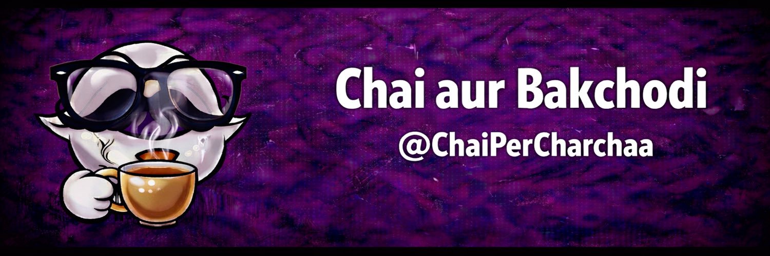 ChaiPerCharchaa's profile banner image