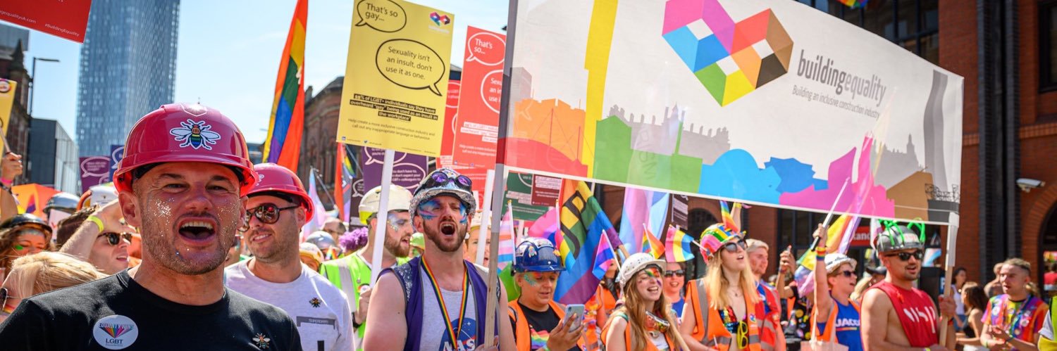 Building Equality banner