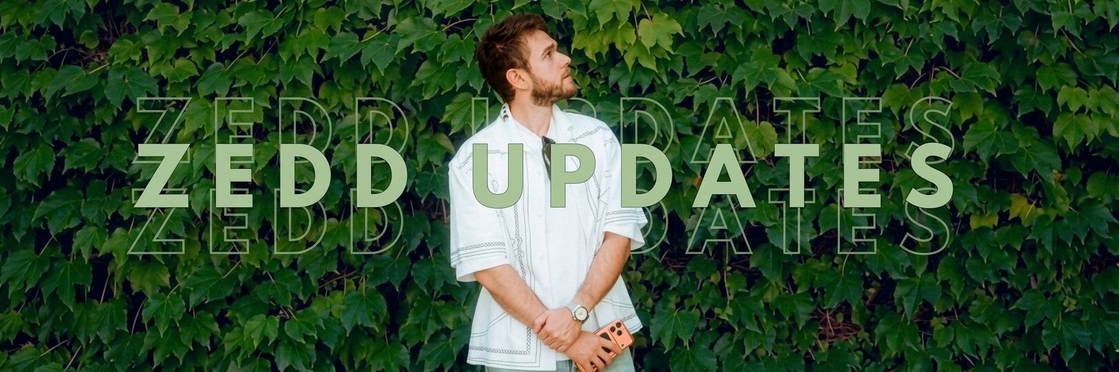 Zedd Updates banner