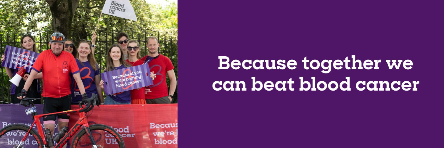 Blood Cancer UK's banner