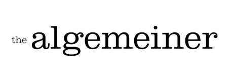 Algemeiner's banner