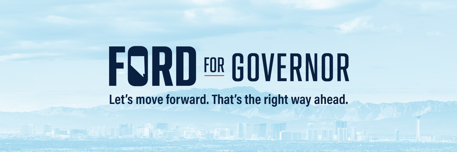 Aaron D. Ford's banner