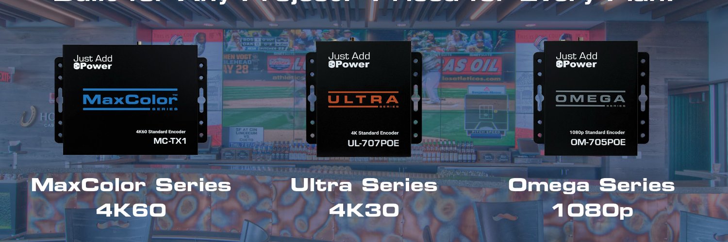 Just Add Power banner