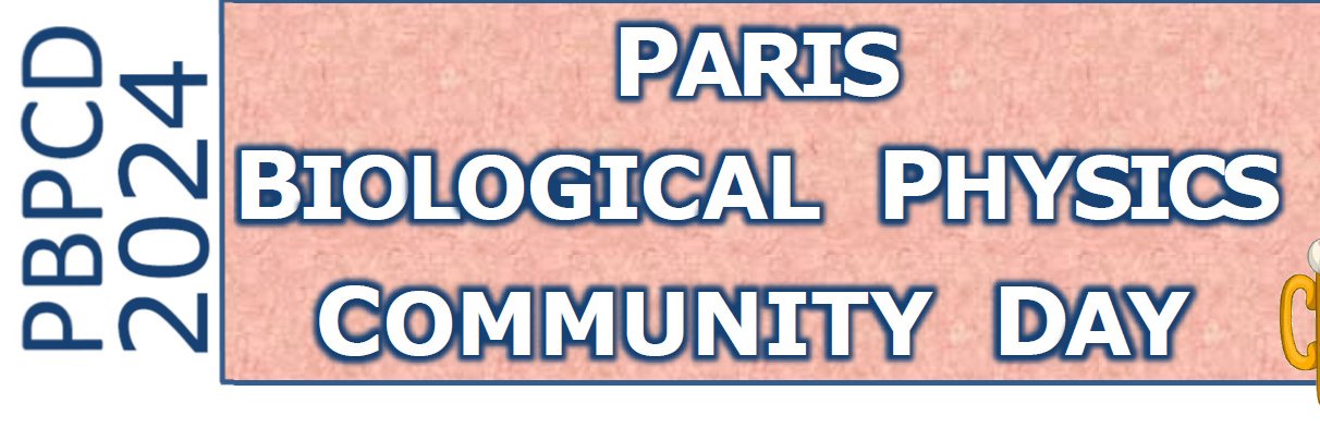 Paris Biological Physics Community Day banner