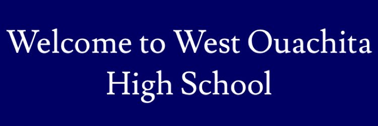 West Ouachita High School banner
